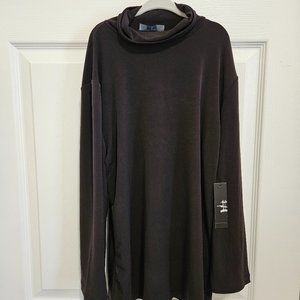 NWT Tahari Black Turtleneck